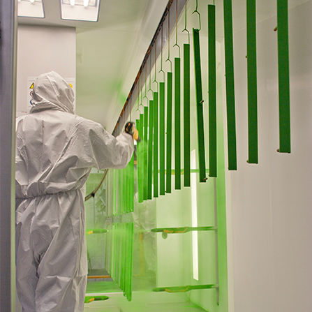 manual powder coating